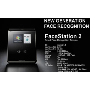 Fingerprint Suprema FaceStation 2