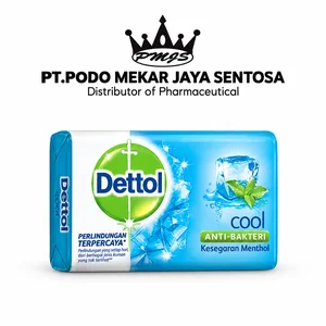 DETTOL SABUN BATANG ANTIBAKTERI COOL 100 GR (BIRU MUDA)