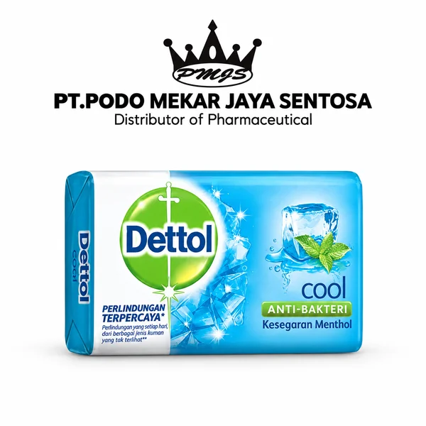 DETTOL SABUN BATANG ANTIBAKTERI COOL 100 GR (BIRU MUDA)
