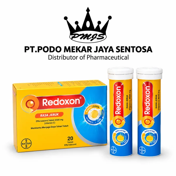 REDOXON T. A. KEMASAN 2 IN 1 JERUK 20 TAB