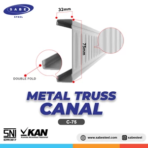 Mild Steel Diamond Truss Canal C 75