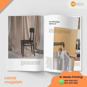Cetak Majalah Jahit Kawat Custom Surabaya
