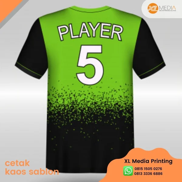 Kaos Sablon Cetak Kaos Jersey Futsal Surabaya