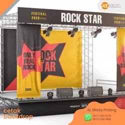 Backdrop Portable  By Excel Media Indonesia
