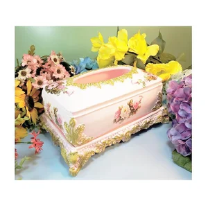 tempat tisu fiber rose pink