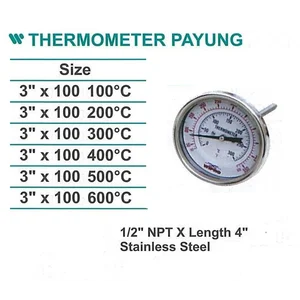 Thermometer Payung 3" x 100 Size 100 Deg Celcius