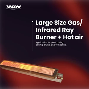 Large Size Gas/Infrared Ray Burner + Hot Air - WIN ELECTROINDO HEAT