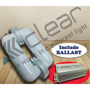 Lampu bohlam Induksi  kotak 40 Watt  & Ballast CLEAR  