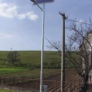 Tiang Lampu PJU Solarcell -6 Meter Octagonal