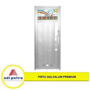 PINTU GALVALUM PREMIUM ALUMINIUM Spesifikasi : - Merek WADJA / WING KING - Bahan Galvalum - Ukuran kusen : 185 x 67 cm