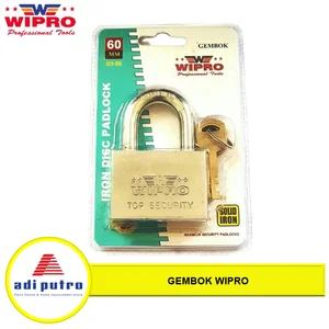 Gembok Kunci Wipro Stainless Steel