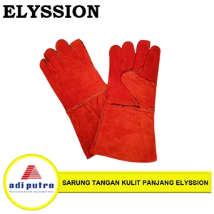 Elyssion Long Leather Safety Gloves