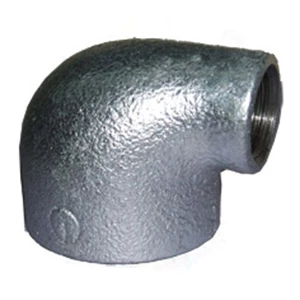 Reducing Elbow 90° Plain (Rl 90) - Galvanized And Black Malleable Iron Pipe Fitting