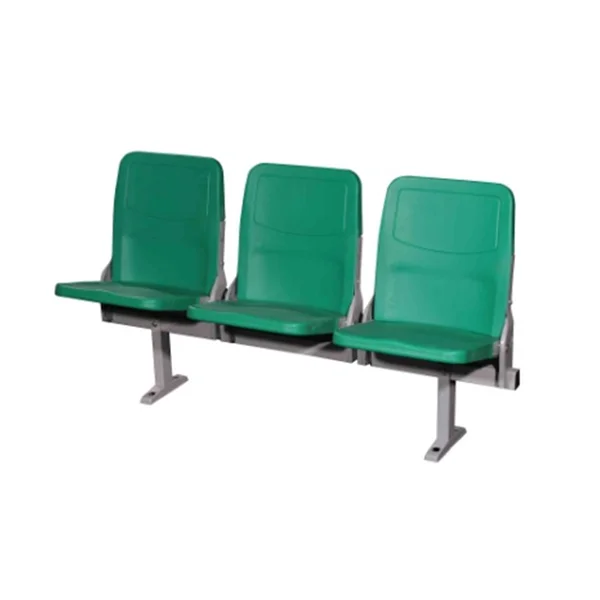 Kursi Tunggu Lipat Fiberglass 3 Seat Hijau