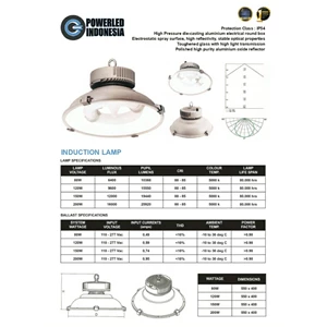 80W Powerled Induction Highbay Industrial Light