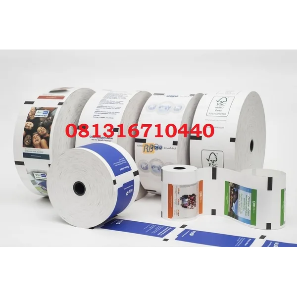 Cetak Kertas Roll Thermal Atm Mesin Kasir Mesin Edc