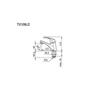 Kran Wastafel Toto TX 109 LD