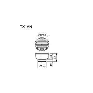 Floor Drain Toto TX 1 DA