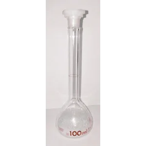Peralatan Laboratorium Labu Ukur 100 Ml Iwaki Pp Stopper