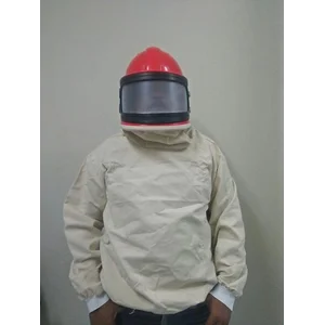 Blasting Helmet Suit Curve Screen With Jacket