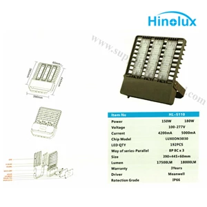 Lampu Sorot LED 150w - 180w Multi Chip Hinolux HL - 5110 