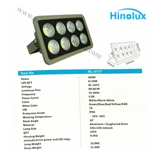 Flood light LED 400W Hinolux HL - 5177