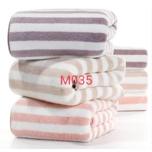 Handuk Microfiber Motif Garis Premium 