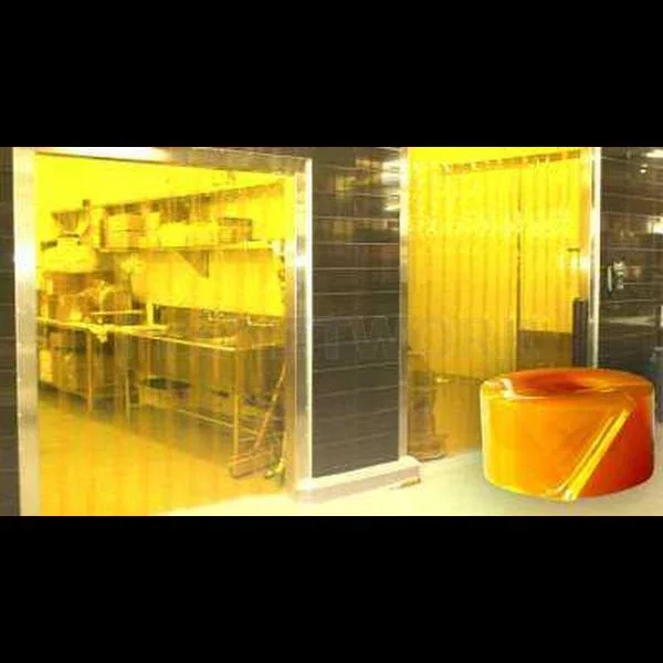Mika PVC Curtain Kuning