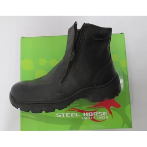 SEPATU SAFETY STEEL HORSE SH-9388 ZIPPER SIDED ANKLE BOOT