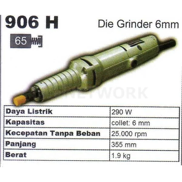 Bor Tuner DIE GRINDER 6MM MAKITA