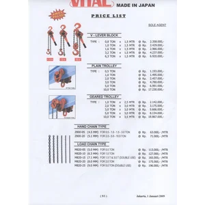 PLAIN TROLLEY 1 TON VITAL