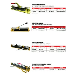 TILE CUTTER + BEARING 40CM TORA