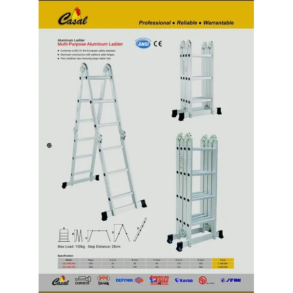 Tangga Lipat Casal Csl Mpl360 3×3 Peralatan Rumah