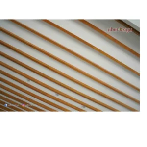 Plafon Akustik Lumberceiling Kayu Jati