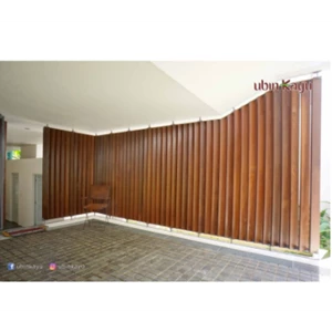 Bengkirai Wood Fence / Wall Panel