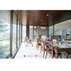 Plafon Akustik Lumberceiling Kayu Ulin Solid