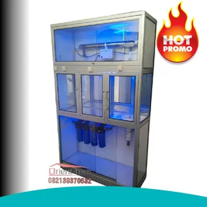 Paket depot air minum isi ulang super ekonomis 2 isi 1 cuci lengkap tandon air