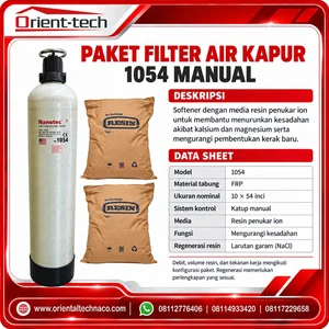 1054 Lime Water Filter Kit: Manual Hardness Reducer