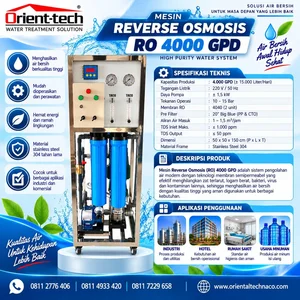 Mesin Reverse Osmosis RO 4000 GPD 