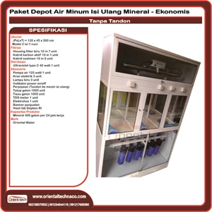 Paket Depot Air Minum Isi Ulang Mineral - Ekonomis