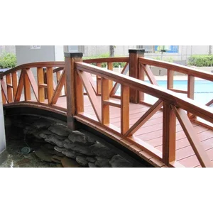 Pegangan Railing Tangga Kayu