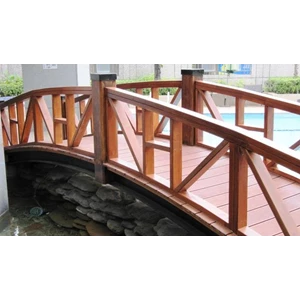 Wooden Stair Railing Handrail