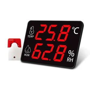 Thermohygrometer Layar Besar dengan Alarm Eksternal dan Output RS485