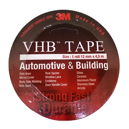Dari Double Tape Automotive 3M VHB - 4900 12mmx4.5m 0