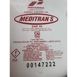 Diesel Oil Pertamina Meditran S40 209 L