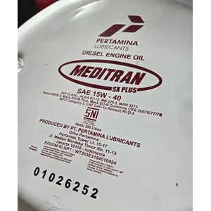 Oli Mesin Diesel Pertamina Meditran SX Plus 15W40