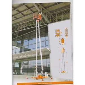 aluminium work platform tangga hidrolik 16 meter herawan denko 2020
