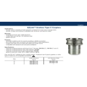 Camlock Dixon EZlink Armless Coupling type C