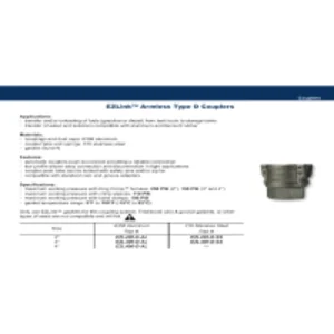 Camlock Dixon Ezlink Armless Type D