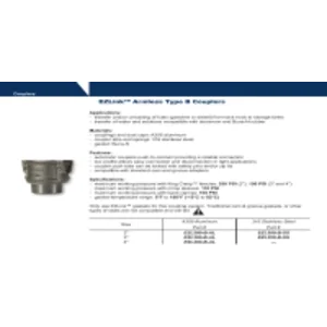 CAMLOCK DIXON EZLINK TYPE B ARMLESS COUPLER